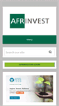 Mobile Screenshot of afrinvest.com